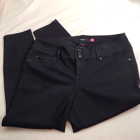 Torrid Denim Black Jegging Size 18 R Skinny High-Rise Jean - Picture 3 of 6